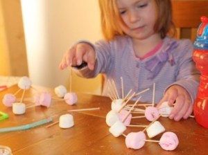 Making crazy sculptures.