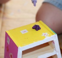 The glitter glue blob.