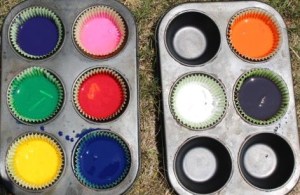 After about three hours in the sun.