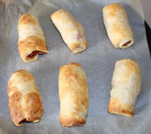 Cooling down before eating.