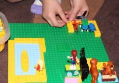 Making an equipment shed.