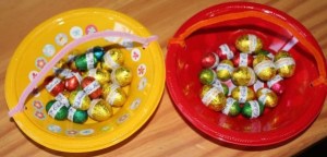 After a successful egg hunt.