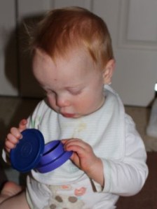 Trying to put a lid on the cookie cutter. 