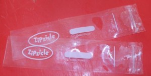 Zipzicles ready for filling.